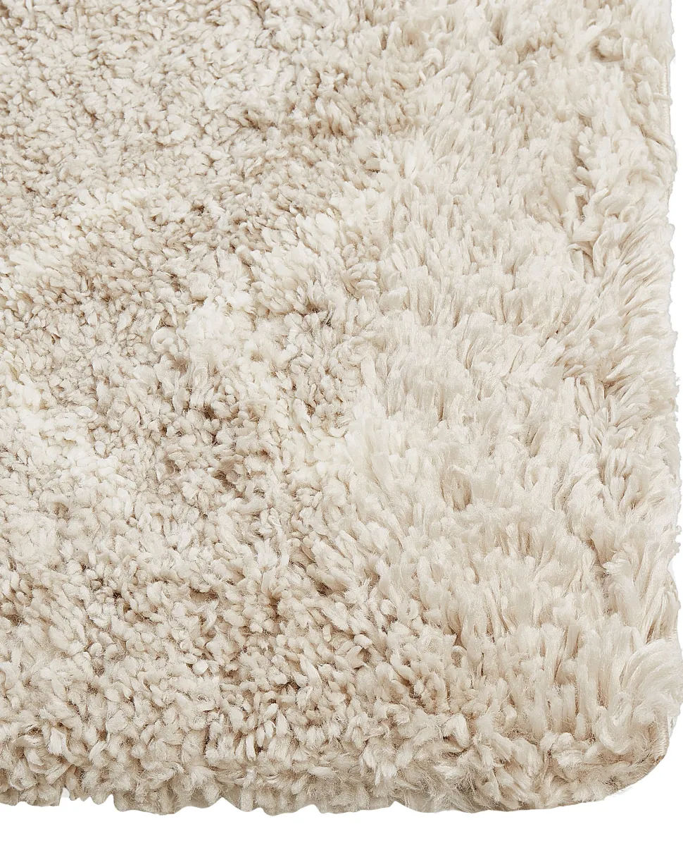 Shaggy Area Rug 160 X 230 Cm Light Beige Kapan