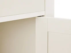 Sideboard Beige / Heller Holzfarbton 2 Schubladen Schrank Clio