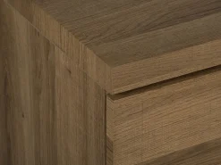 Sideboard Dunkler Holzfarbton 3 Turen Timber