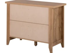 Sideboard Heller Holzfarbton 3 Schubladen Schrank Agora