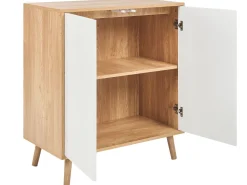Sideboard Heller Holzfarbton/Weis 2 Turen Bristow