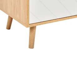 Sideboard Heller Holzfarbton/Weis 2 Turen Bristow