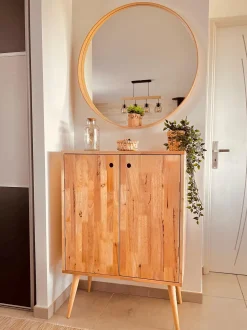 Sideboard Heller Holzfarbton 2 Turen Chandler
