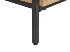 Sideboard Helles Holz Und Grau Mit 3 Turen Moines