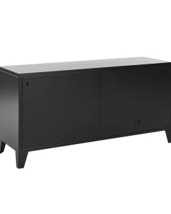 Sideboard Metall Schwarz 3 Turen Cardiff