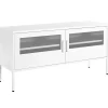 Sideboard Metall Weis 2 Turen Morley