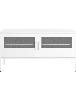 Sideboard Metall Weis 2 Turen Morley