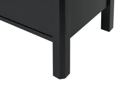 Sideboard Schwarz / Gold 3 Schubladen 3 Turen Olate