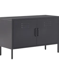 Sideboard Schwarz 2 Turen Uria