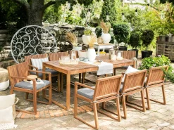 Sitzkissen Fur Stuhl Sassari 8Er Set Grau