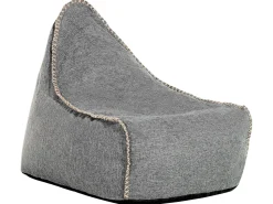 Sitzsack Grau Linen Drop