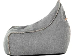 Sitzsack Grau Linen Drop