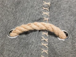 Sitzsack Grau Linen Drop