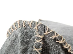 Sitzsack Grau Linen Drop