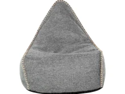 Sitzsack Grau Linen Drop