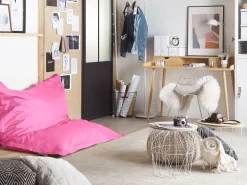 Sitzsack Mit Innensack Fur In- Und Outdoor 140 X 180 Cm Pink Fuzzy