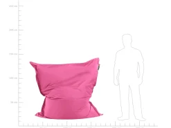 Sitzsack Mit Innensack Fur In- Und Outdoor 140 X 180 Cm Pink Fuzzy