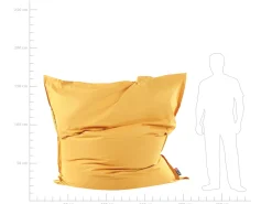 Sitzsack Mit Innensack Fur In- Und Outdoor 180 X 230 Cm Gelb Fuzzy