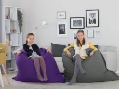 Sitzsack Mit Innensack Fur In- Und Outdoor 140 X 180 Cm Violett Fuzzy