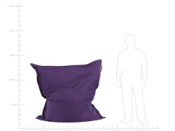 Sitzsack Mit Innensack Fur In- Und Outdoor 140 X 180 Cm Violett Fuzzy