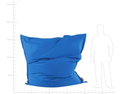 Sitzsack Mit Innensack Fur In- Und Outdoor 180 X 230 Cm Blau Fuzzy