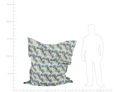 Sitzsack Mit Innensack Fur In- Und Outdoor 140 X 180 Cm Pflanzen-Design Fuzzy