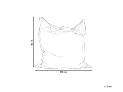 Sitzsack Mit Innensack Fur In- Und Outdoor 140 X 180 Cm Pflanzen-Design Fuzzy