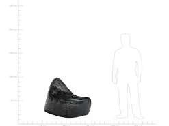 Sitzsack Schwarz Drop