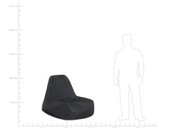 Sitzsack Schwarz Siesta