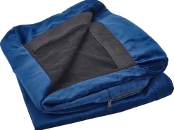 Sofabezug Fur 3-Sitzer Bernes Samtstoff Marineblau