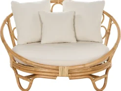 Sonneninsel Rattan Naturlich Auflagen Beige Rossano