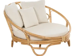 Sonneninsel Rattan Naturlich Auflagen Beige 2Er Set Rossano