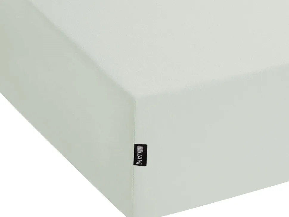 Spannbettlaken Baumwolle Hellgrun 90 X 200 Cm Janbu