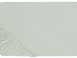 Spannbettlaken Baumwolle Hellgrun 200 X 200 Cm Janbu