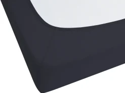 Spannbettlaken Baumwolle Schwarz 90 X 200 Cm Janbu