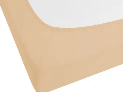 Spannbettlaken Baumwolle Sandbeige 200 X 200 Cm Janbu