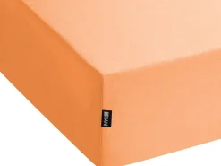 Spannbettlaken Baumwolle Orange 90 X 200 Cm Janbu