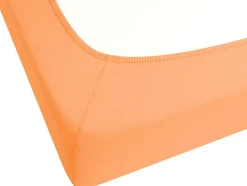 Spannbettlaken Baumwolle Orange 90 X 200 Cm Janbu