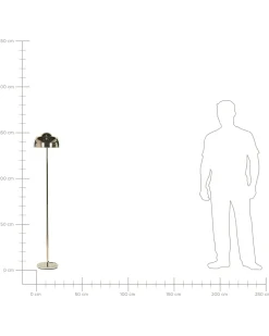 Stehlampe Gold 148 Cm Rund Senette