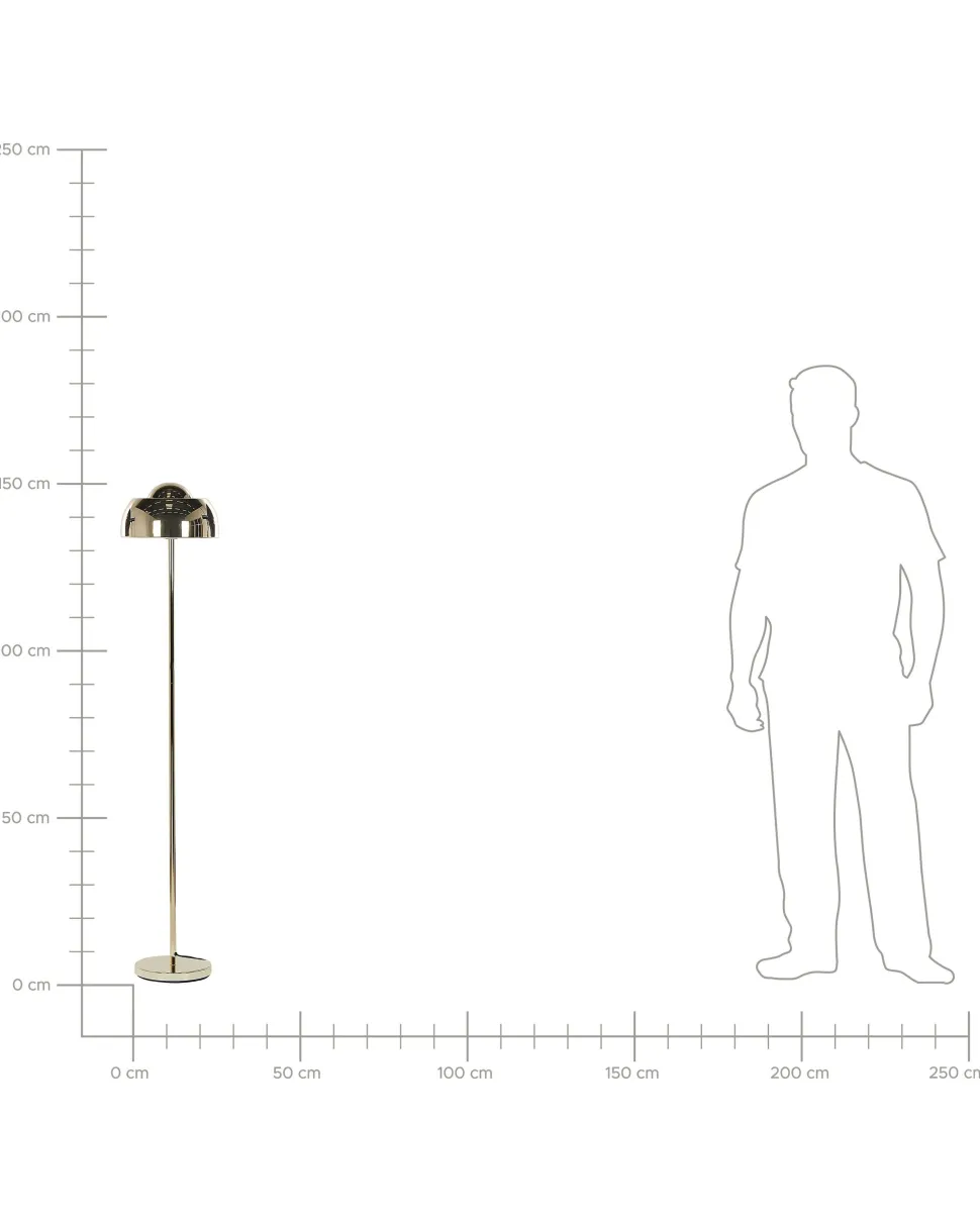 Stehlampe Gold 148 Cm Rund Senette