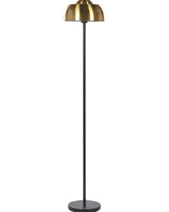 Stehlampe Gold / Schwarz 148 Cm Rund Senette