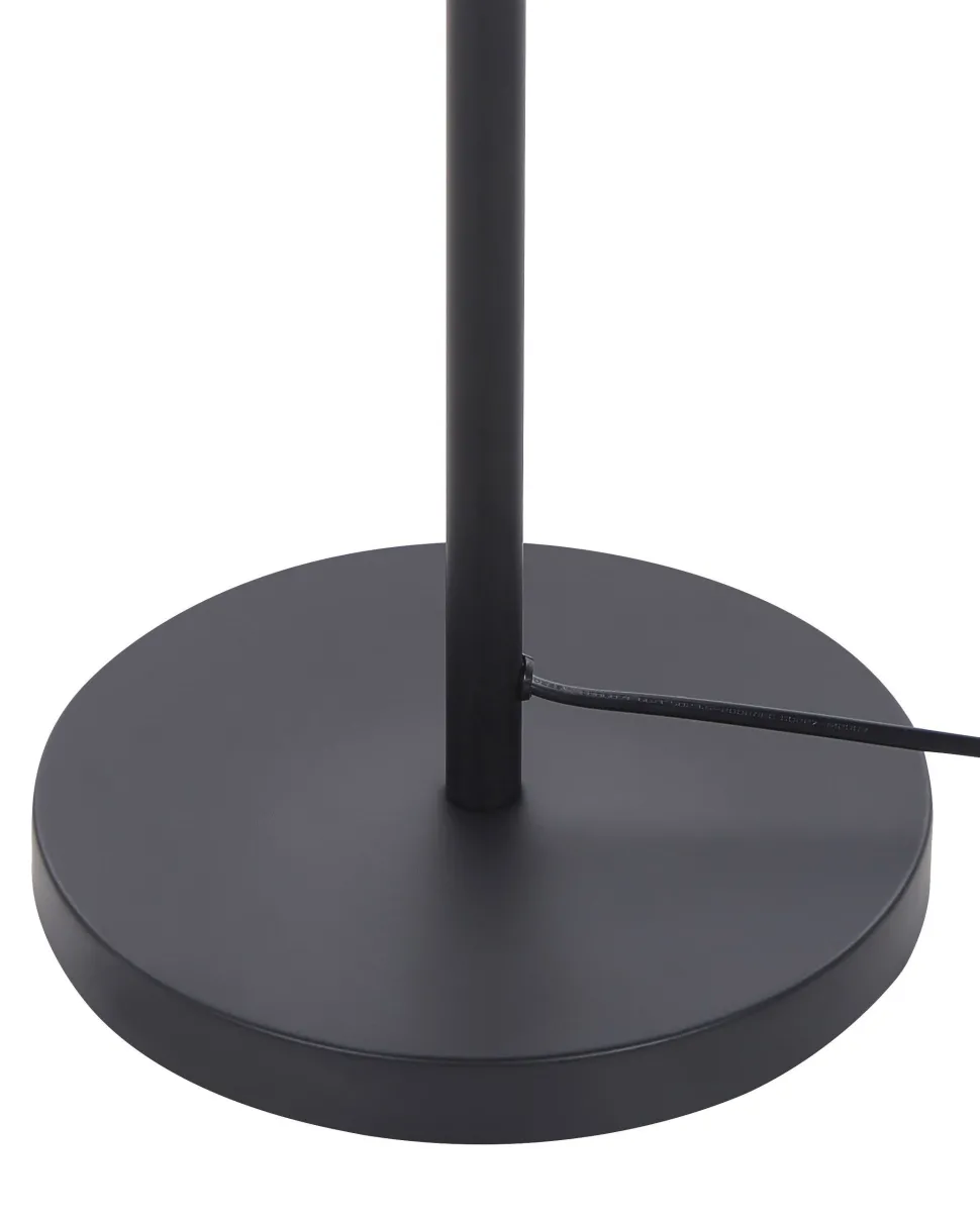 Stehlampe Gold / Schwarz 148 Cm Rund Senette