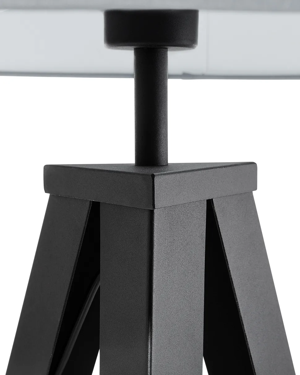 Stehlampe Grau 156 Cm Trommelform Stiletto