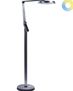 Stehlampe Led Dunkelgrau 170 Cm Rund Carina