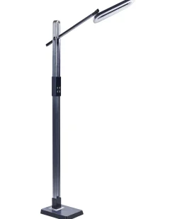 Stehlampe Led Dunkelgrau 144 Cm Rechteckig Aquarius
