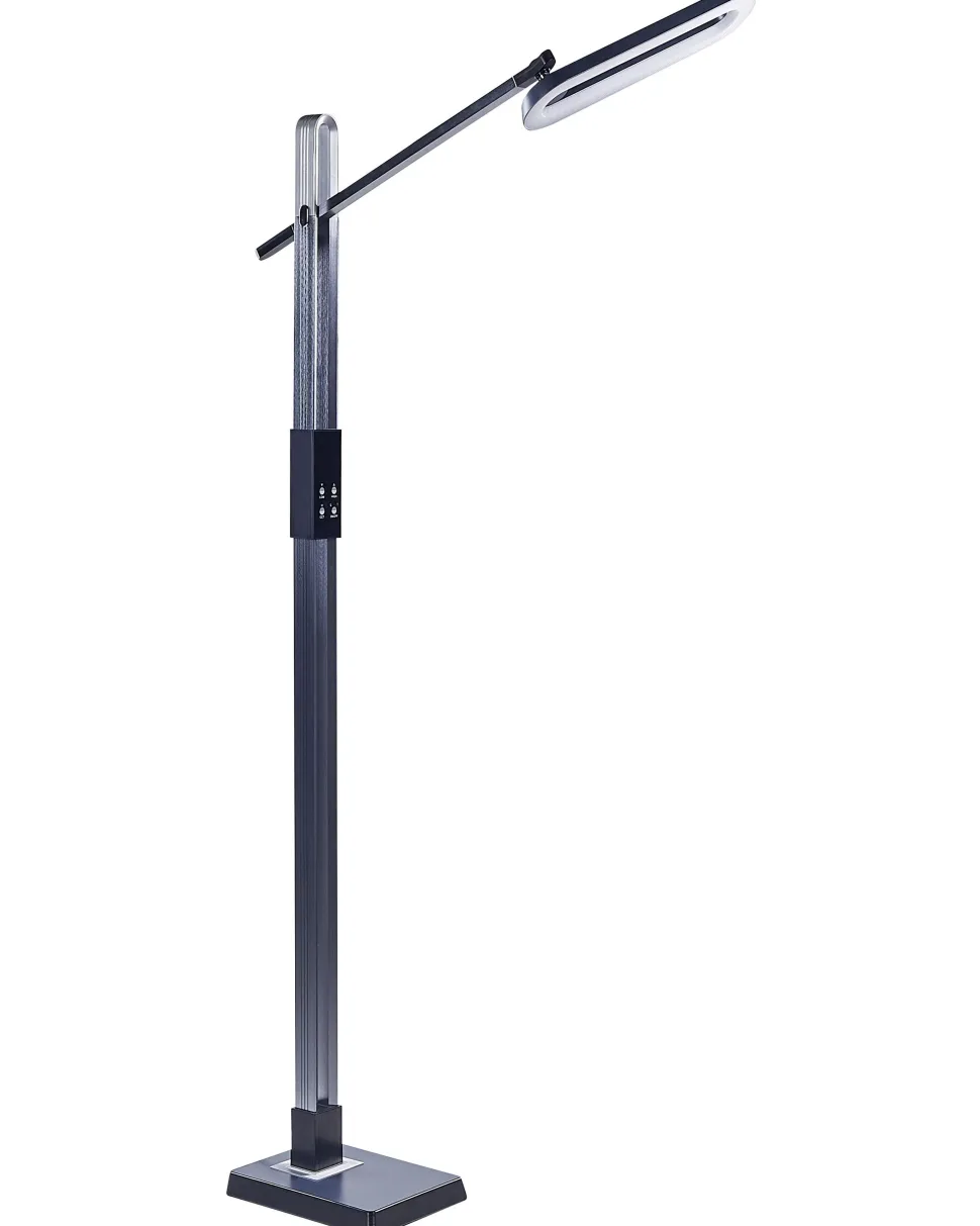 Stehlampe Led Dunkelgrau 144 Cm Rechteckig Aquarius