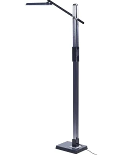 Stehlampe Led Dunkelgrau 144 Cm Rechteckig Aquarius