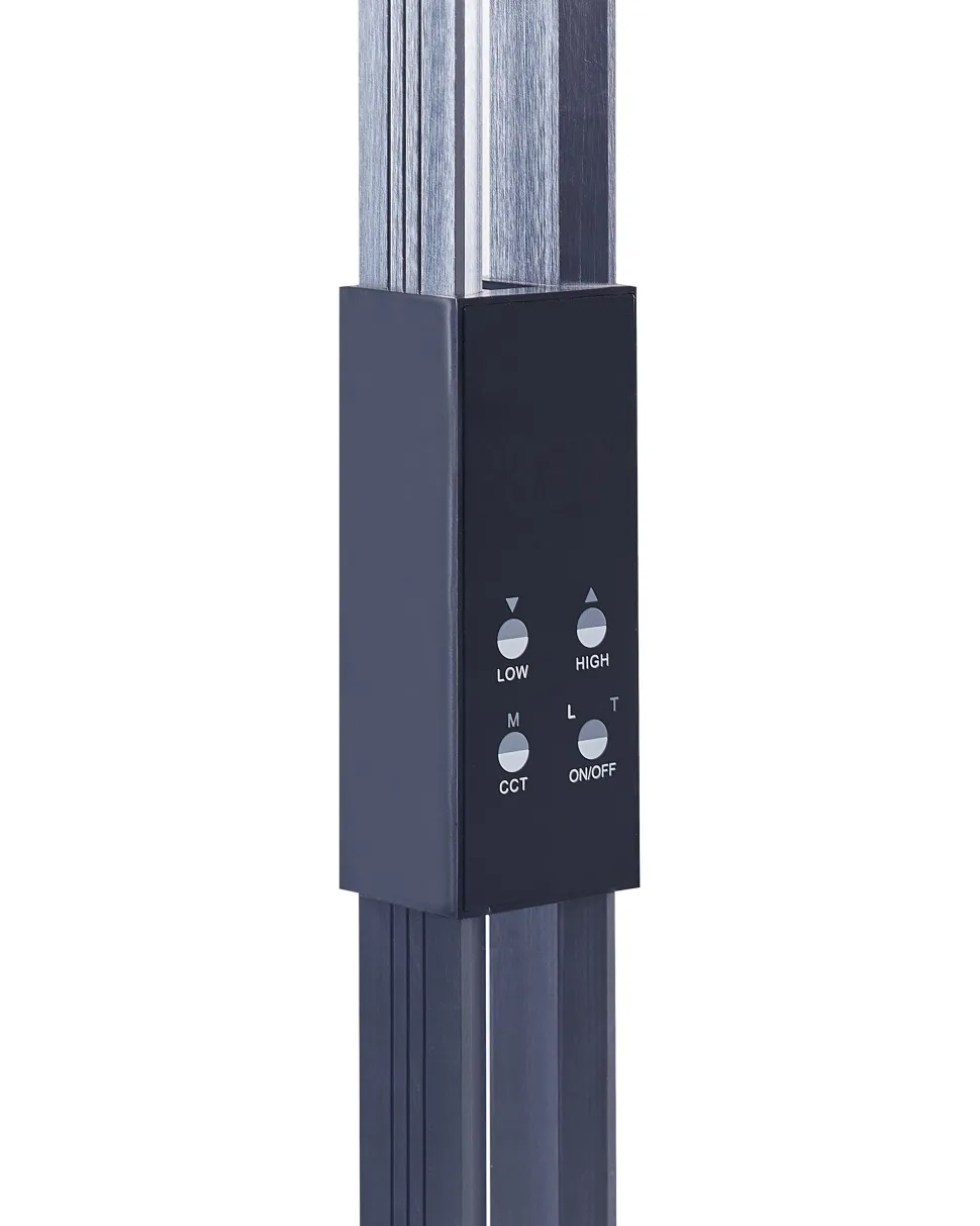 Stehlampe Led Dunkelgrau 144 Cm Rechteckig Aquarius