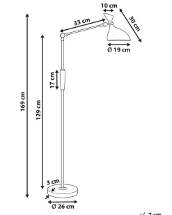 Stehlampe Led Kupfer 169 Cm Andromeda