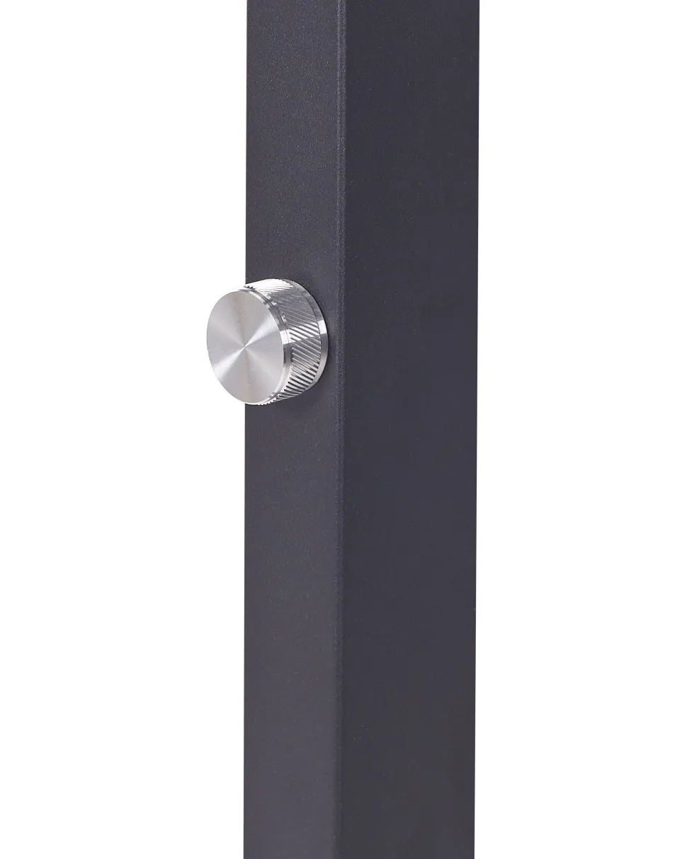 Stehlampe Led Metall Schwarz 197 Cm Rechteckig Taurus
